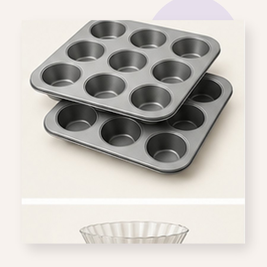 Basil Muffin Pan Set