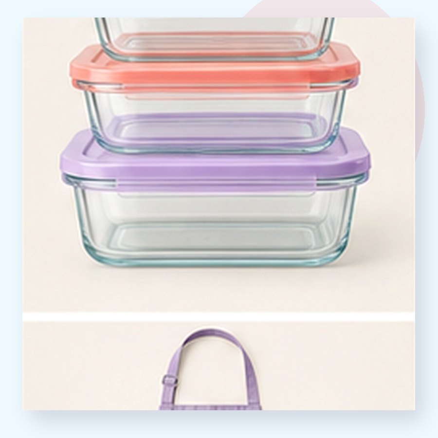 Ember Glass Meal Prep Set