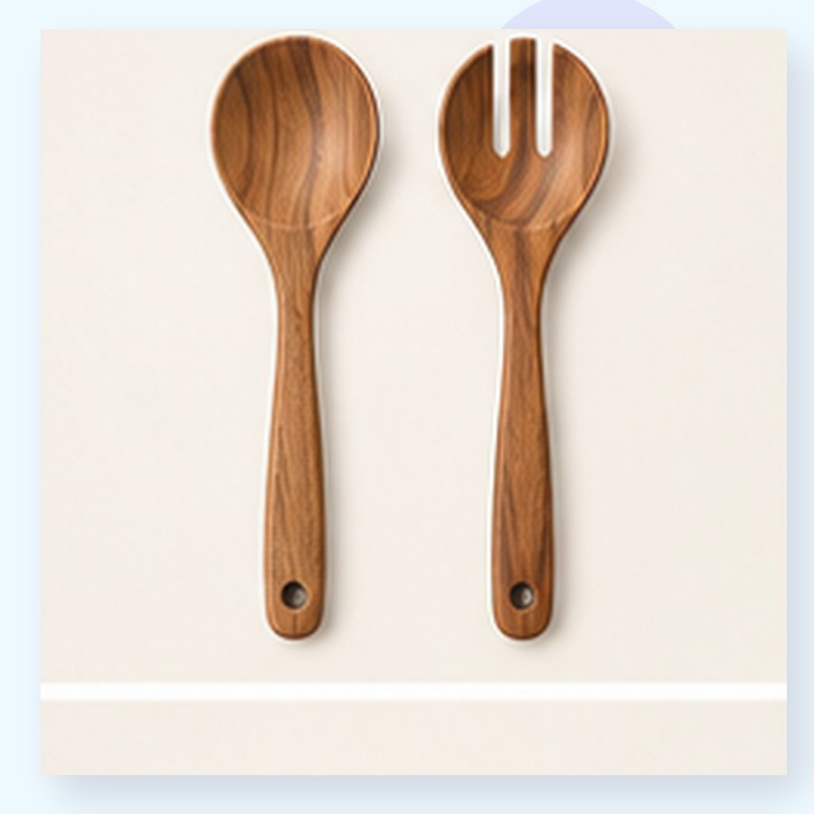 Fig Acacia Serving Set