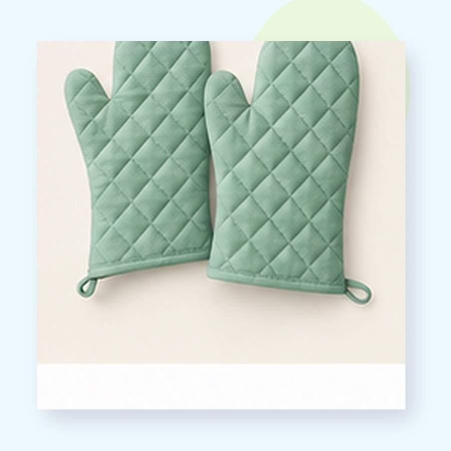 Glow Oven Mitt Pair