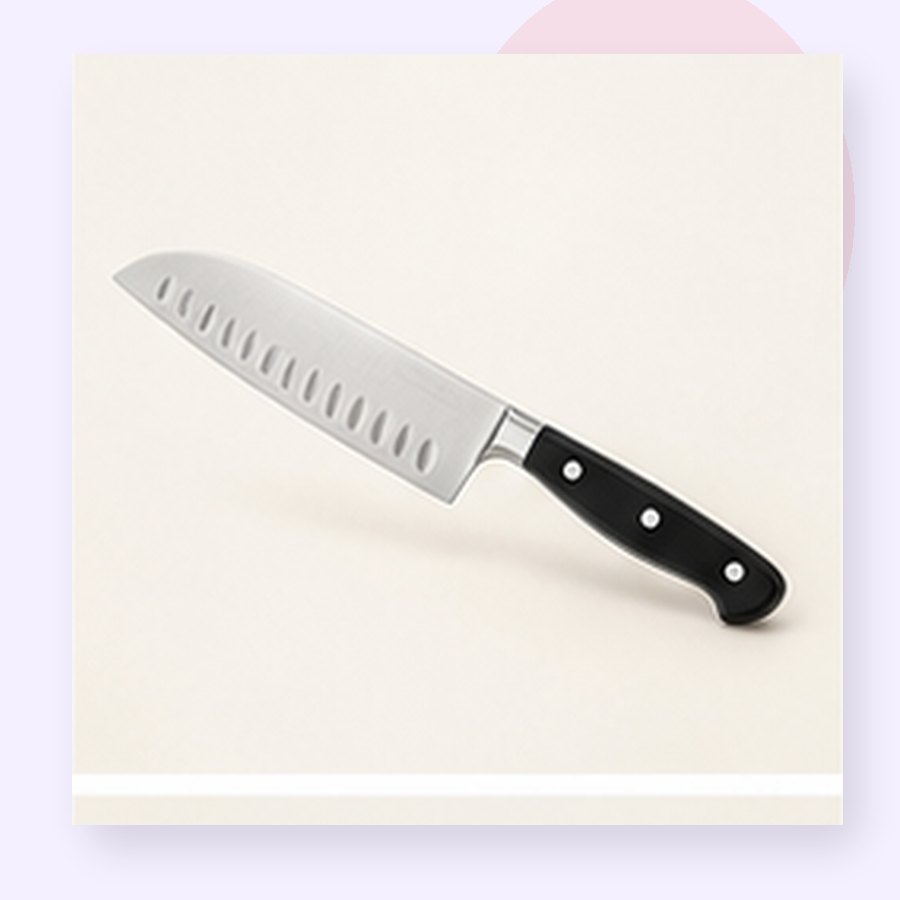 Indigo Santoku Knife