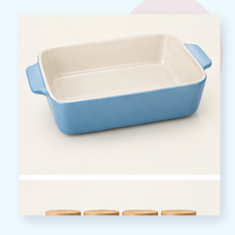 Indigo Ceramic Baking Dish
