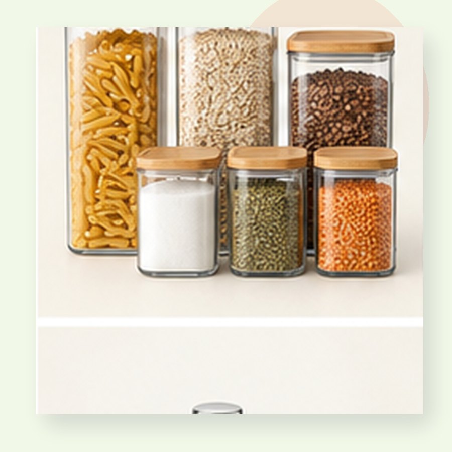 Indigo Pantry Container Set