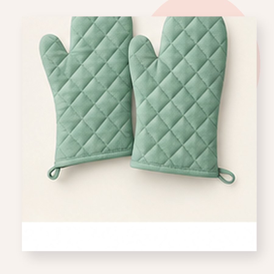 Indigo Oven Mitt Pair