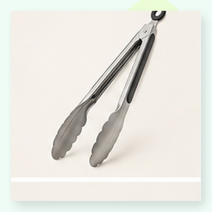 Kiwi Stainless Tongs