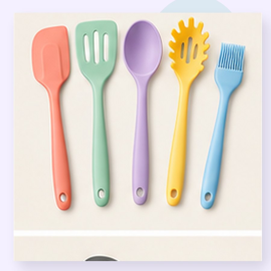 Luna Silicone Utensil Set