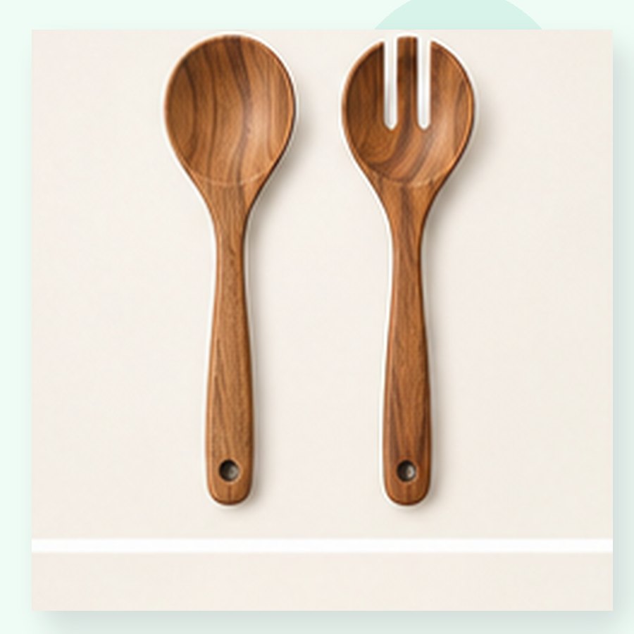 Luna Acacia Serving Set