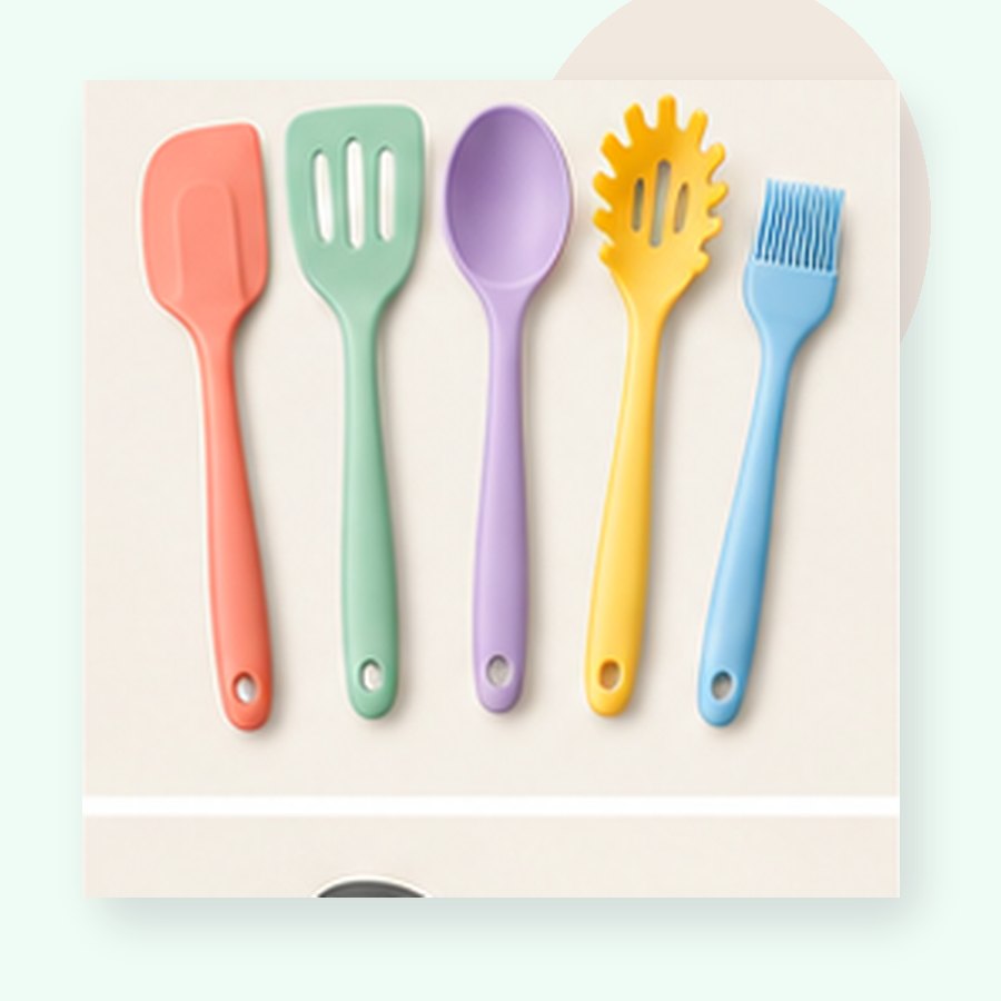 Mango Silicone Utensil Set