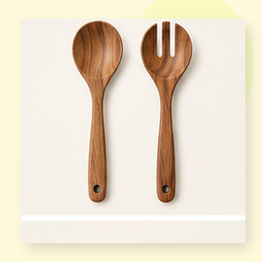 Olive Acacia Serving Set