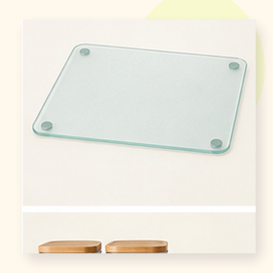 Olive Glass Cutting Board