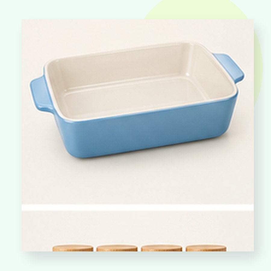 Olive Ceramic Baking Dish