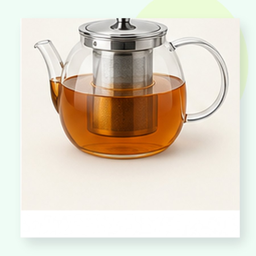 Olive Tea Infuser Pot