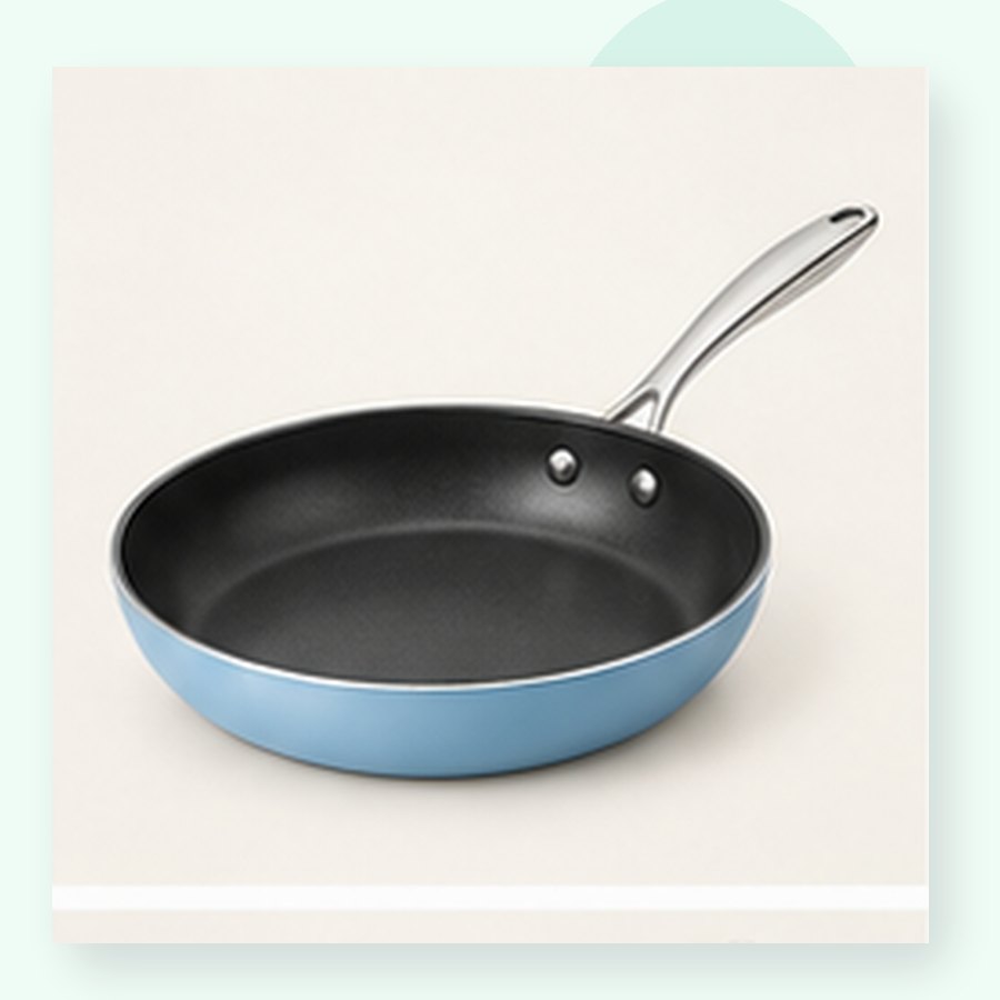 Peach Nonstick Fry Pan