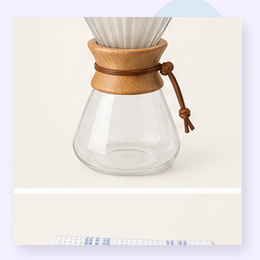 Peach Pour Over Coffee Set