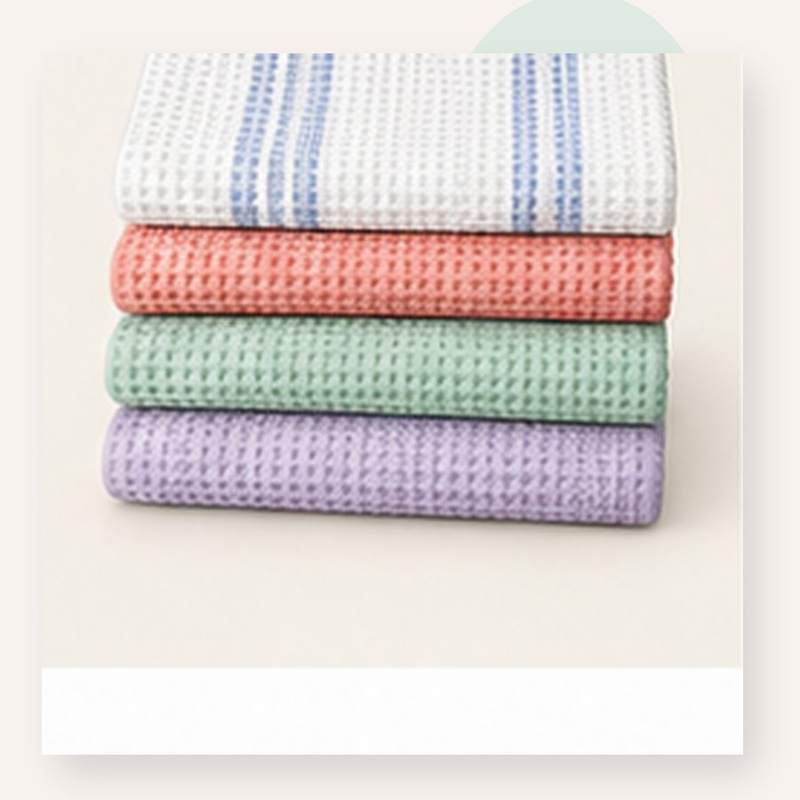 Peach Dish Towel Set