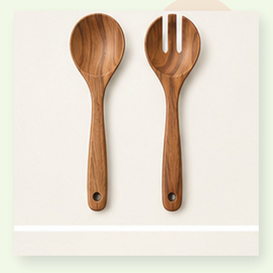 Quartz Acacia Serving Set