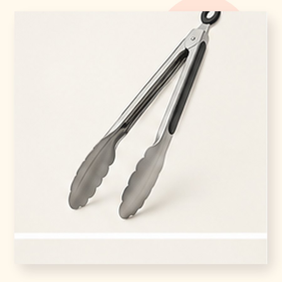 Quartz Stainless Tongs