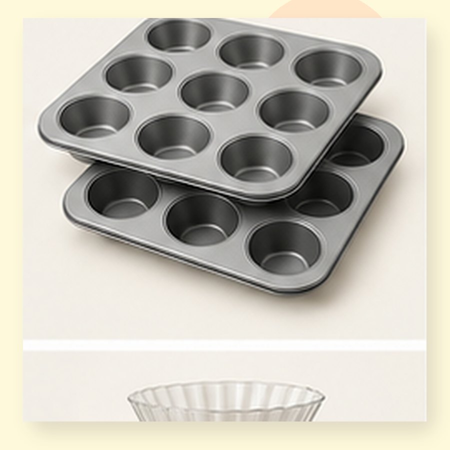 Quartz Muffin Pan Set