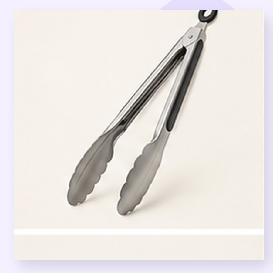 Rose Stainless Tongs