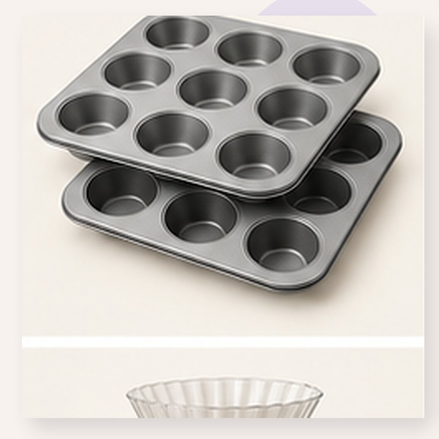 Rose Muffin Pan Set