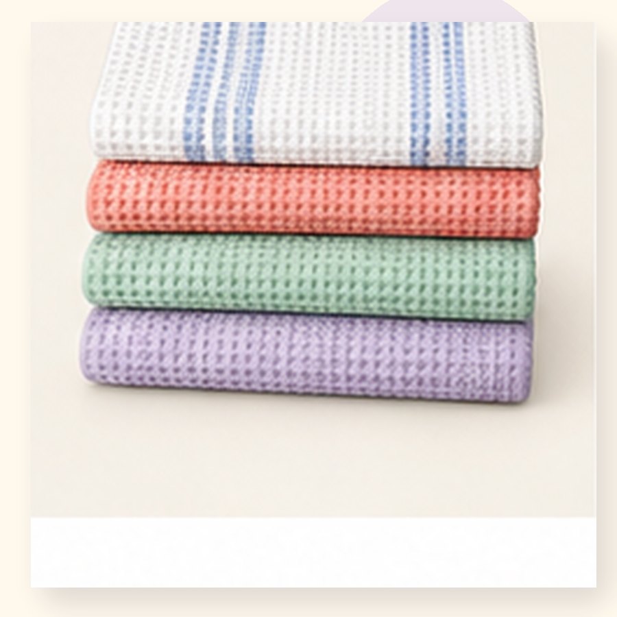 Rose Dish Towel Set