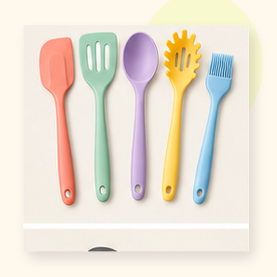 Sage Silicone Utensil Set