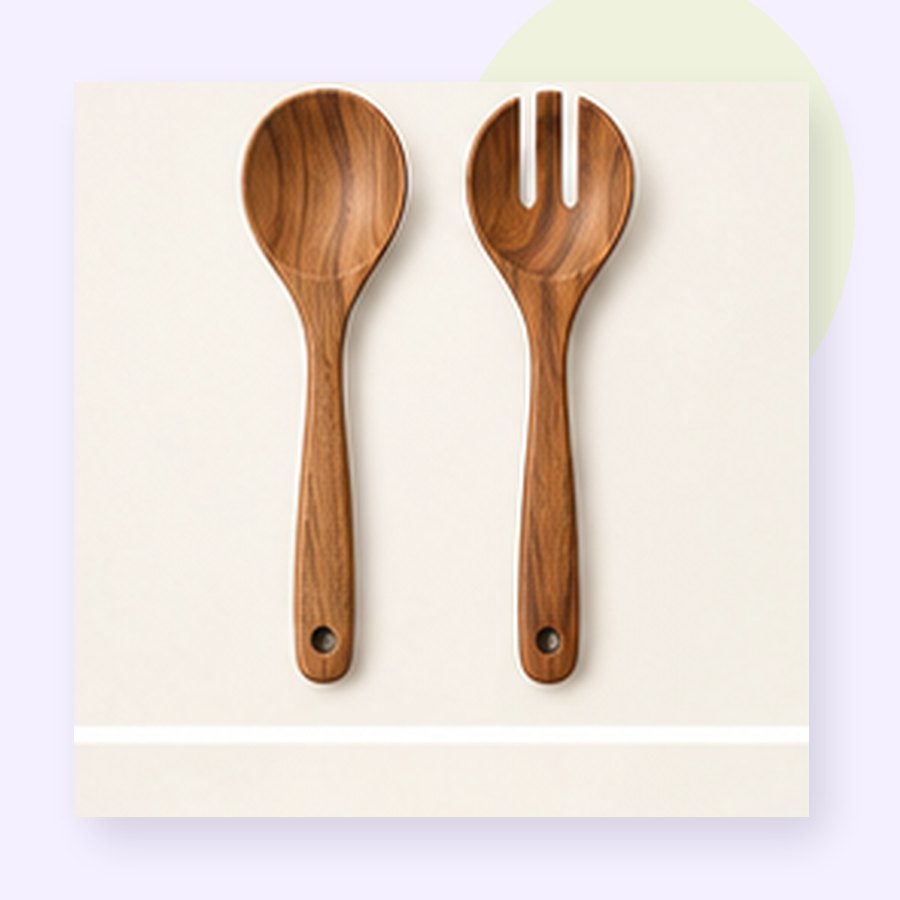 Sage Acacia Serving Set