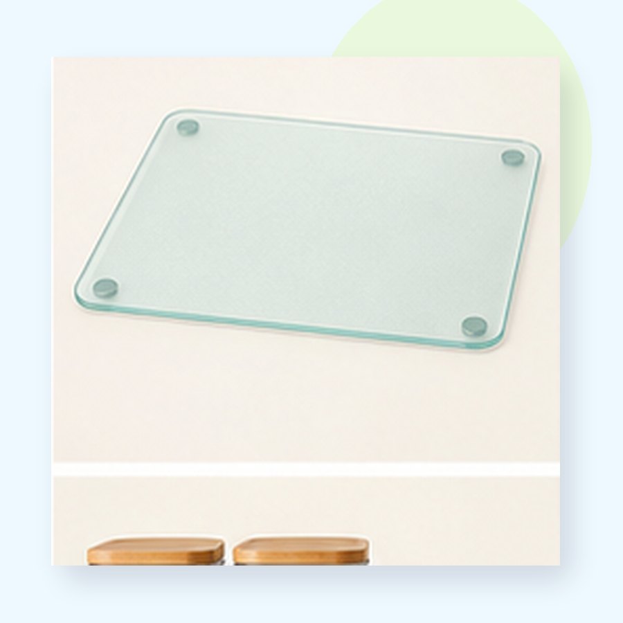 Sage Glass Cutting Board