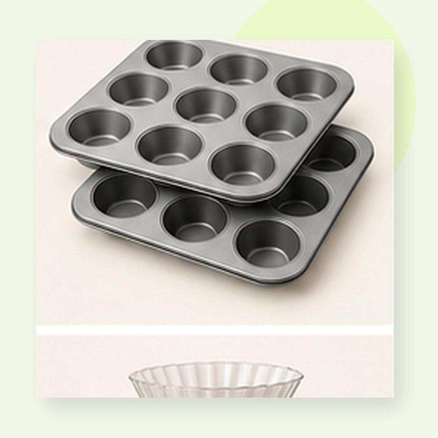 Sage Muffin Pan Set