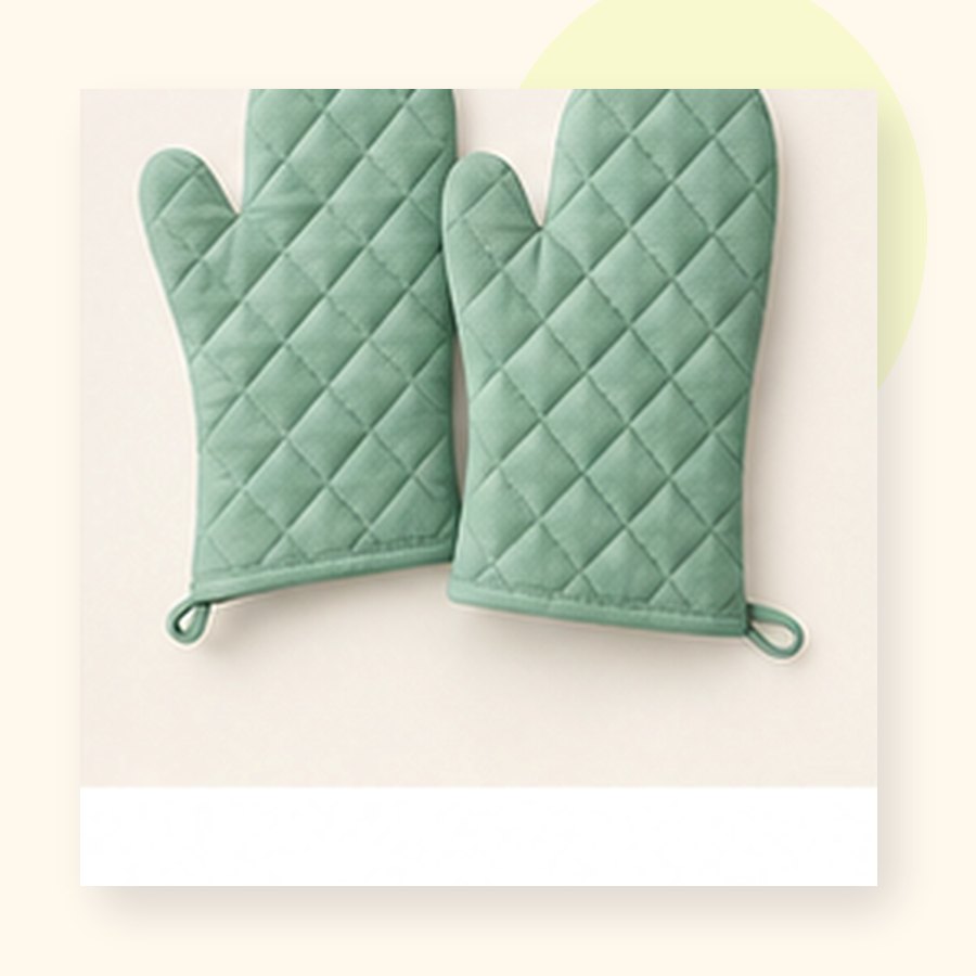 Sage Oven Mitt Pair