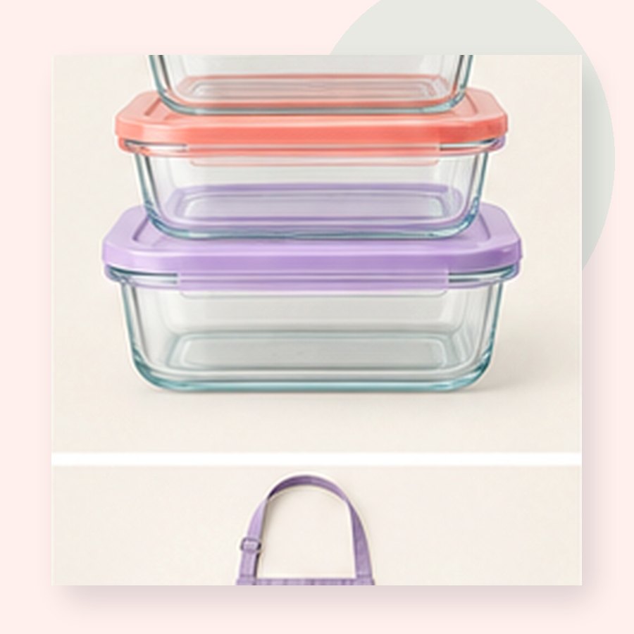 Tango Glass Meal Prep Set
