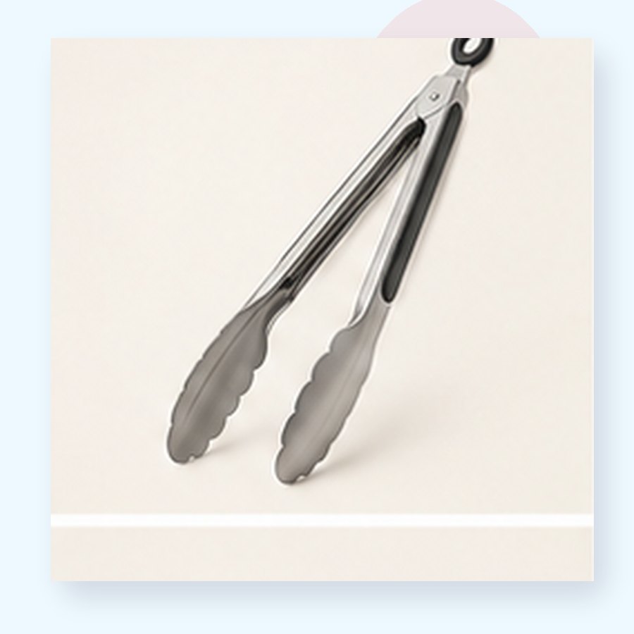 Umber Stainless Tongs