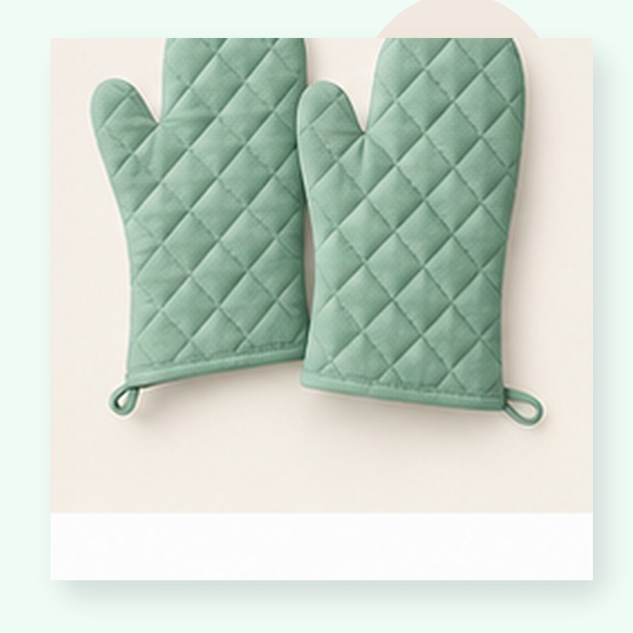 Umber Oven Mitt Pair