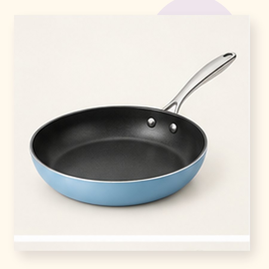 Violet Nonstick Fry Pan