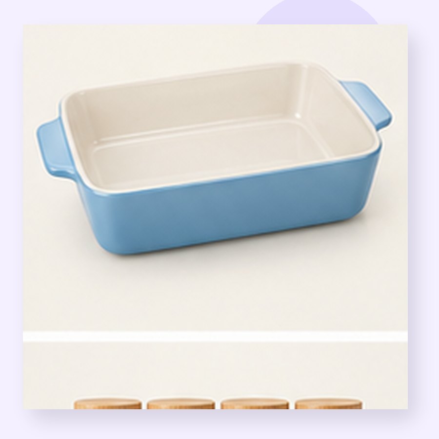 Violet Ceramic Baking Dish