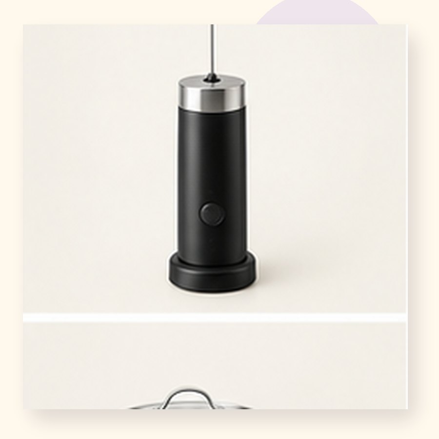 Violet Electric Milk Frother
