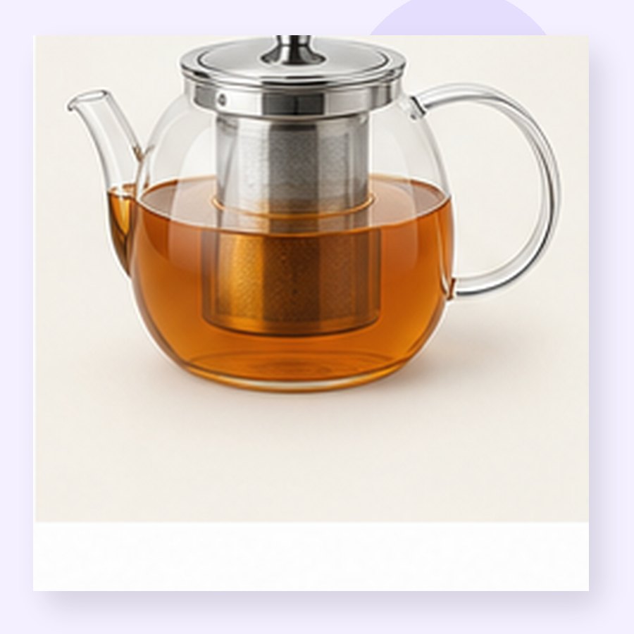 Violet Tea Infuser Pot