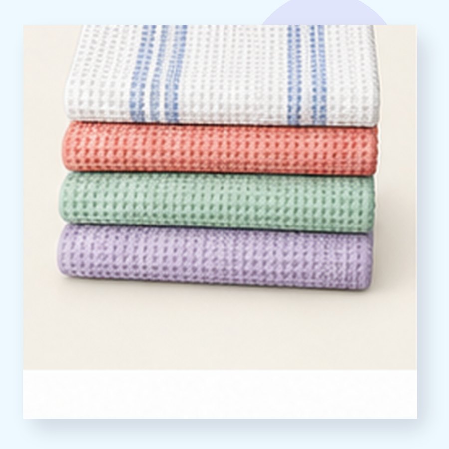 Violet Dish Towel Set