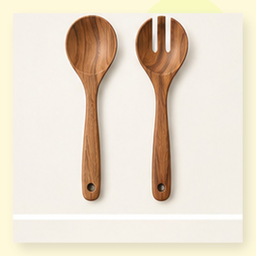 Willow Acacia Serving Set