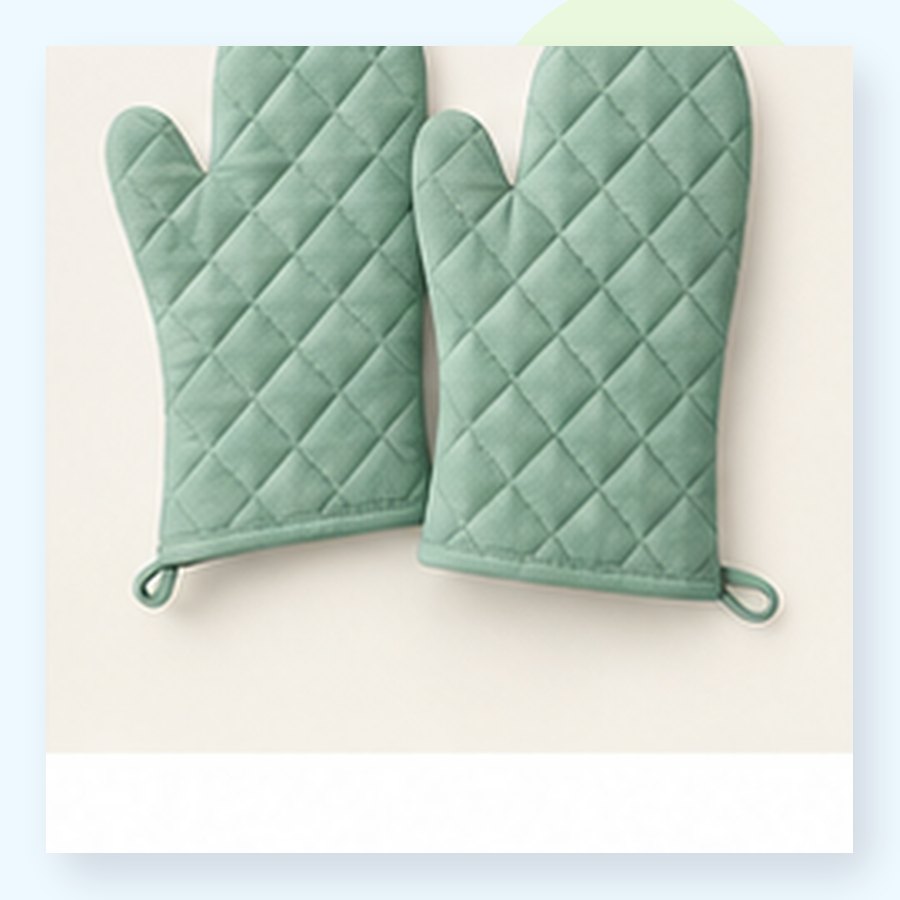 Willow Oven Mitt Pair