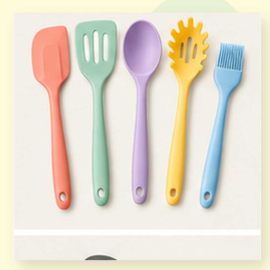 Xenia Silicone Utensil Set