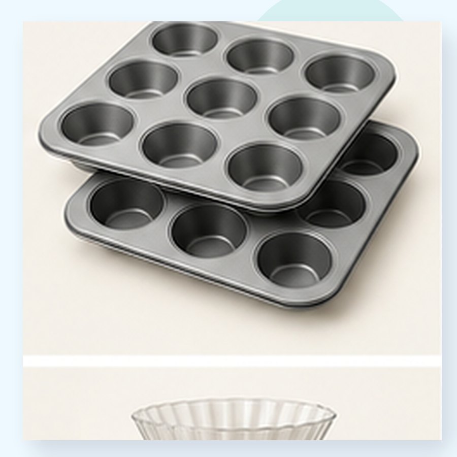 Xenia Muffin Pan Set