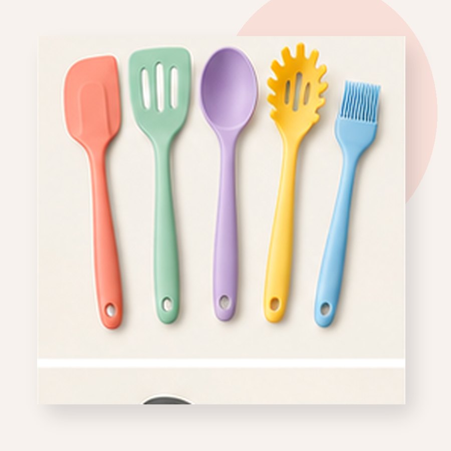 Yuzu Silicone Utensil Set