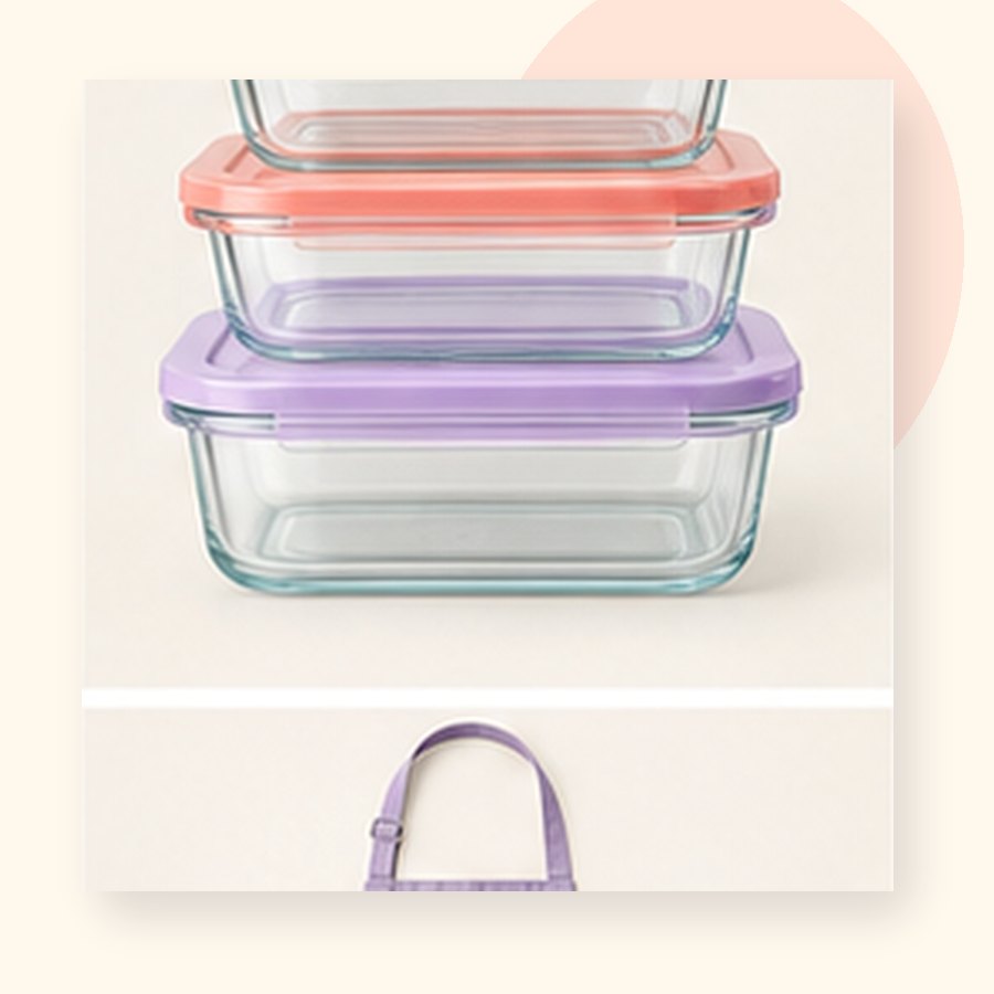 Yuzu Glass Meal Prep Set