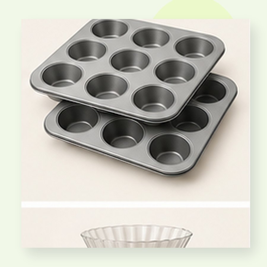 Bloom Muffin Pan Set