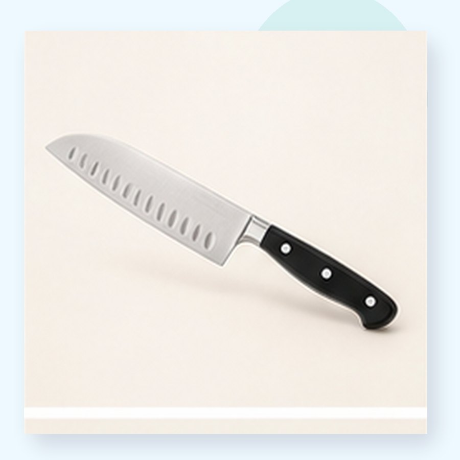 Coral Santoku Knife