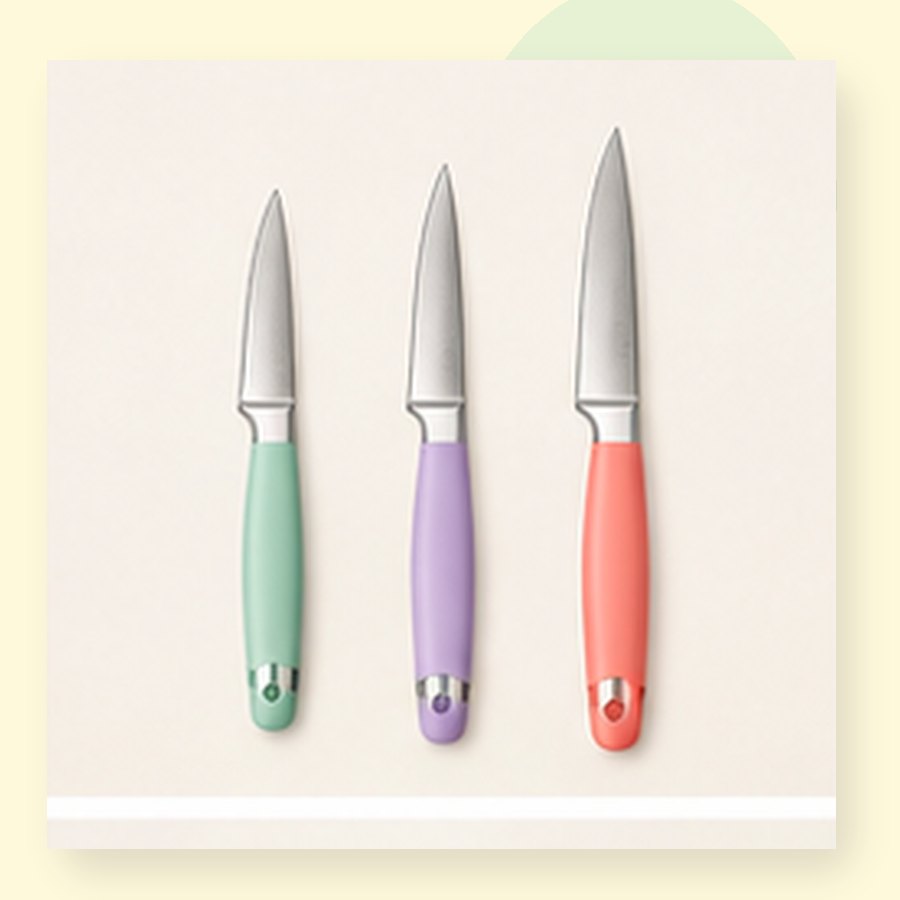 Coral Paring Knife Set