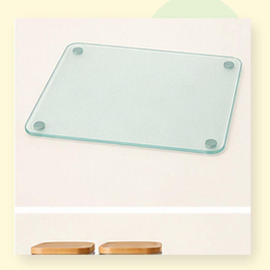 Coral Glass Cutting Board