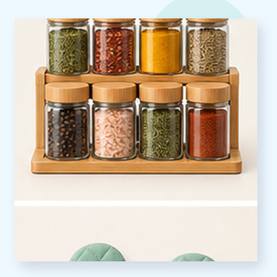 Coral Spice Jar Kit