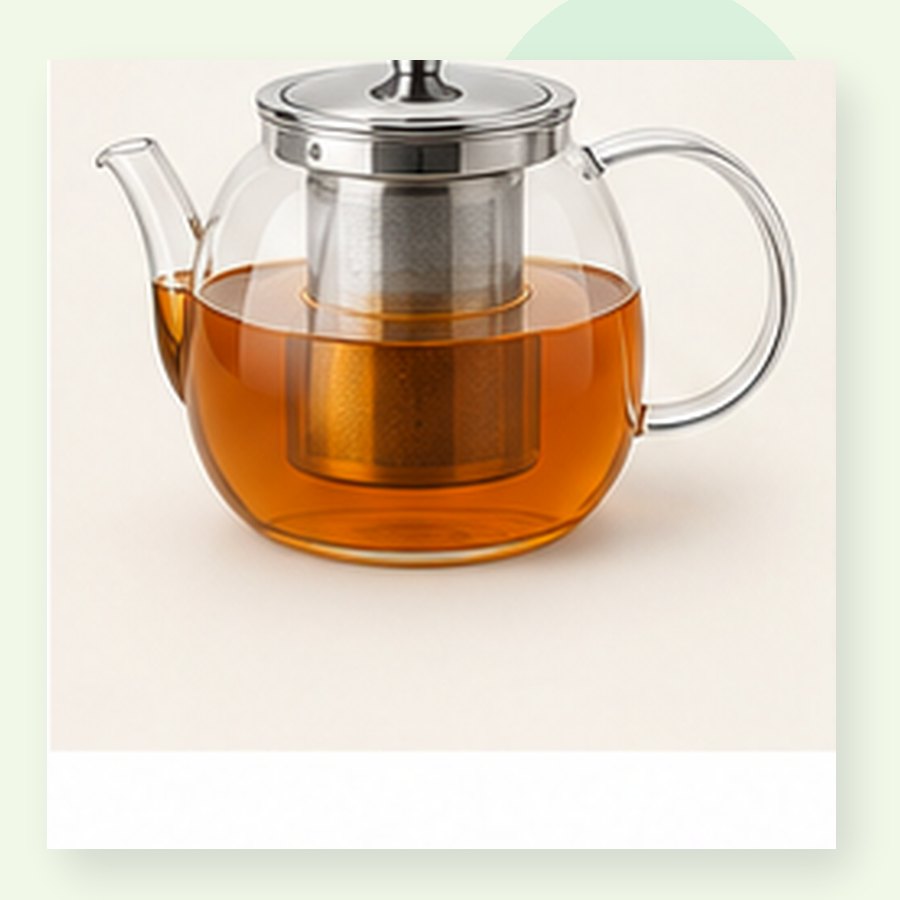 Coral Tea Infuser Pot